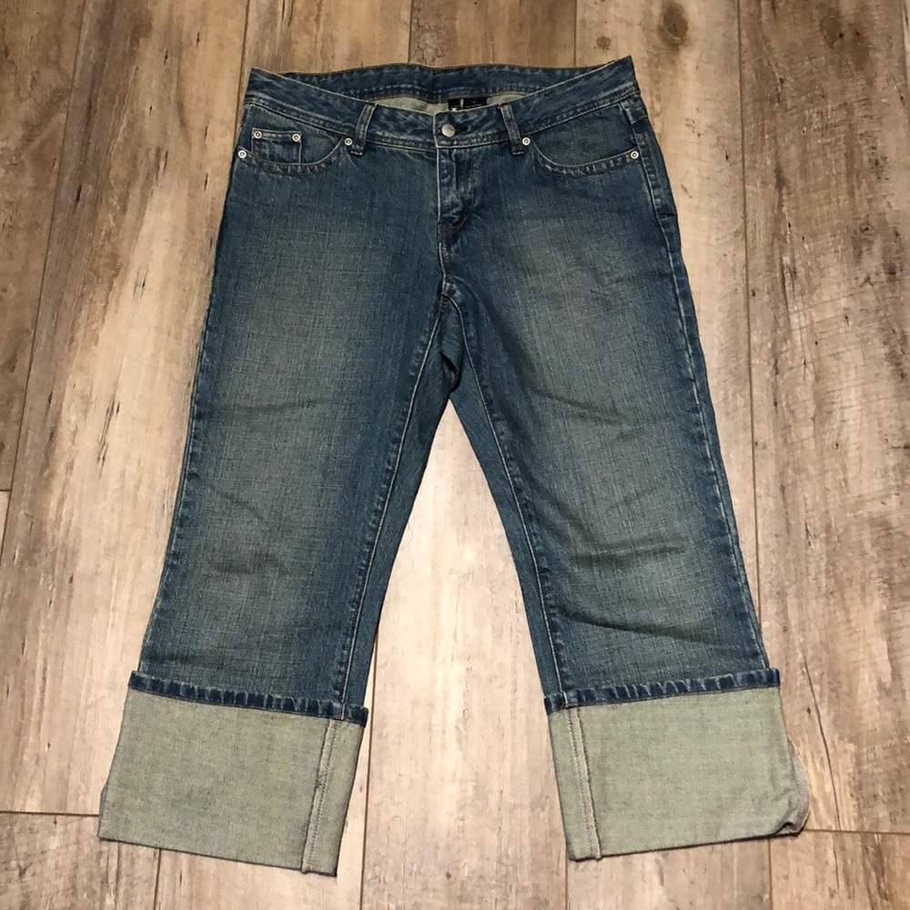 Kenzie Cropped Cuffed Jean - EUC - size 8